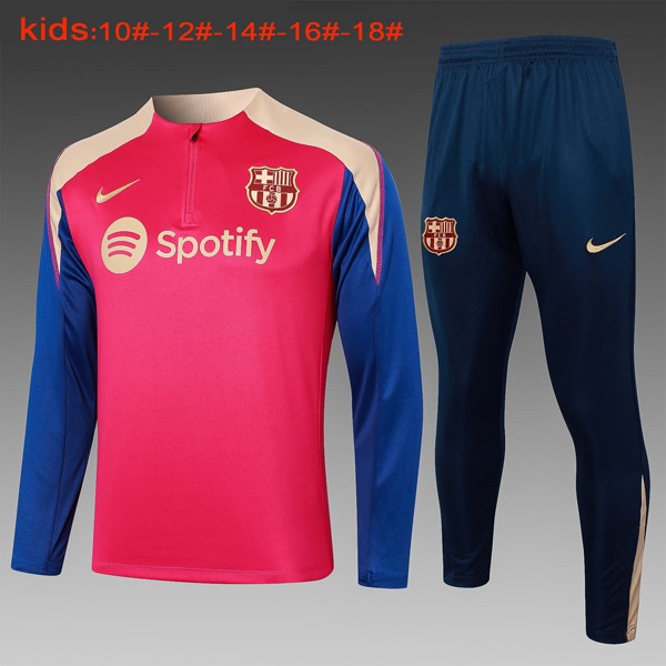 Kinder Sweatshirts Barcelona 2024-2025 Rote Blau